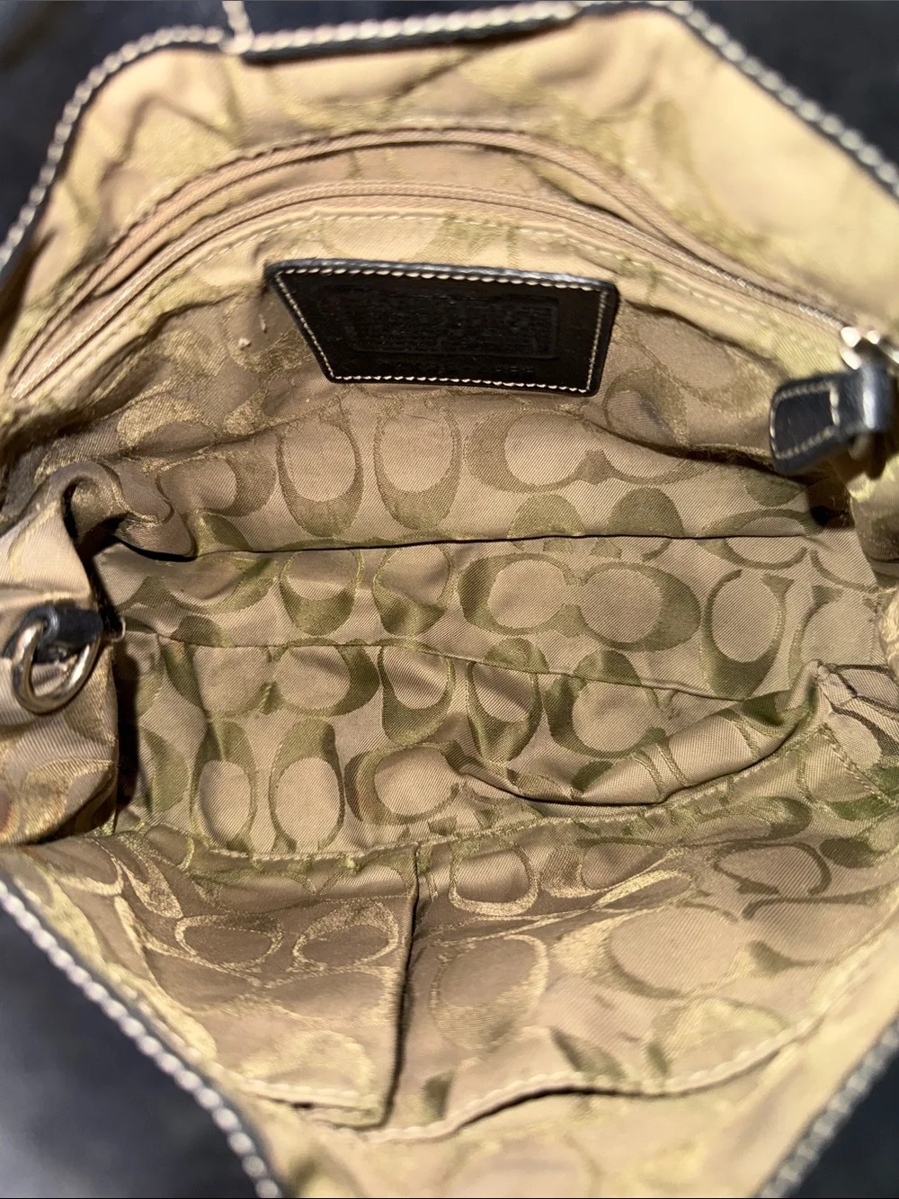 VINTAGE COACH SOHO LEATHER PURSE